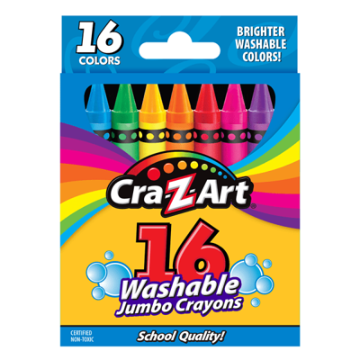 Cra Z Art Super Washable Markers Fine Tip Assorted Barrel Assorted