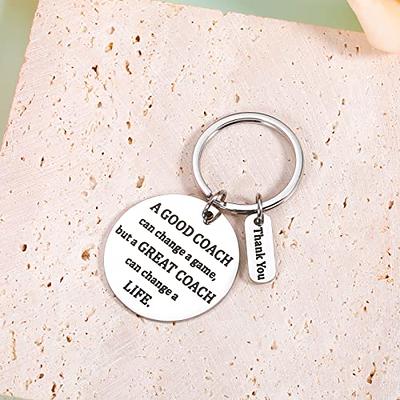  Christmas Gift for Coach Thank You Gift Basketball Coach Gift  Appreciation Keychain Gifts for Football Soccer Volleyball Coach Gifts for  Men Women Sports Match Team Present for Softball Baseball : Sports