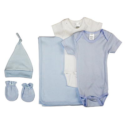 Bambini Newborn Baby Shower Layette Gift Box Set, 5pc (Baby Boys) 