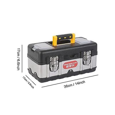 Double-side Storage Toolbox Plastic Portable Parts Box Screw