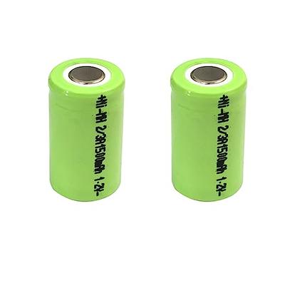 2 Pcs 3.6v 3000mah Ni-mh Replacement Battery For Black & Decker