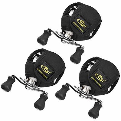 SF Low Profile Casting Reel Cover Black Baitcast Reel Case Pouch