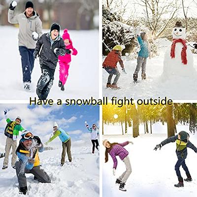 100 Pack Indoor Snowballs for Kids Snow Fight,Snow Toy Balls for Indoor or Outdoor Play,Fake Snowballs Xmas Decoration,Realistic White Plush