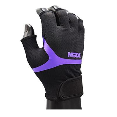 MRX Weight Lifting Gloves for Women Breathable Workout Anti Slip Padded  Shock-Absorbing Extra Grip Palm Protection Half Finger Exercise Glove for  Gym,Cycling,Weightlifting