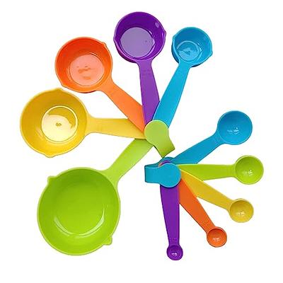 12pc Tritan Plastic Measuring Cups And Spoons Set Clear - Figmint
