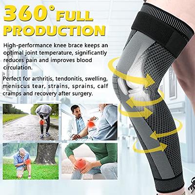 Leg Compression Sleeve Knee Brace Support Protector Arthritis