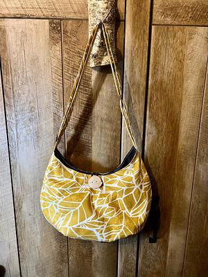 Mustard Yellow Canvas Messenger Bag