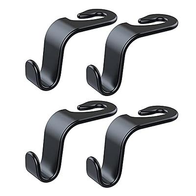 2pcs Car Seat Back Hooks Vehicle Headrest Hanger Holder Dual Hook