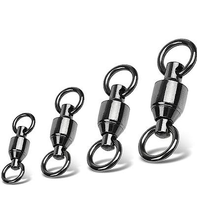 GERUITE Fishing Barrel Swivels Saltwater Small Ball Bearing Swivel Heavy  Duty Stainless Steel Swivels Freshwater Fish Tackle Size0 (20pack) - Yahoo  Shopping