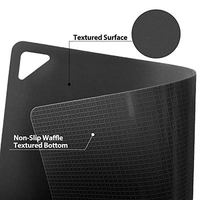 Flexible Silicone Cutting Board For Kitchen Dishwasher - Safe And Non-slip