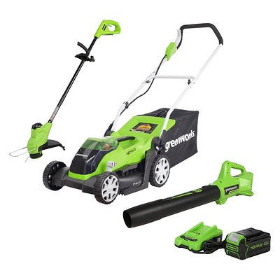 Greenworks 40V Cordless String Trimmer and Leaf Blower Combo Kit, 2.0Ah  Battery and Charger Included - Yahoo Shopping