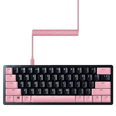  Razer Huntsman V2 TKL Tenkeyless Gaming Keyboard: Fast Linear  Optical Switches Gen2 & 8000Hz Polling Rate - Detachable Type-C Cable - PBT  Keycaps - Ergonomic Wrist Rest - Quartz Pink : Electronics