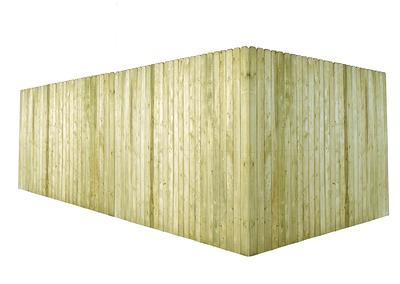 Yardlink Cedar Wood Fence Panel, 34 inch H x 47 inch W 