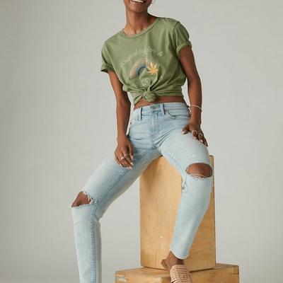 Lucky Brand Mid Rise Ava Skinny - Women's Pants Denim Skinny Jeans in Fan  Girl Dest, Size 28 x 27 - Yahoo Shopping