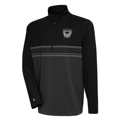 Men's Las Vegas Raiders Antigua Heathered Gray Affluent Polo