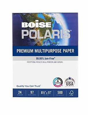 Basics Multipurpose Copy Printer Paper, 8.5 x 11, 20 lb, 10 Reams,  5000 Sheets, 92 Bright, White