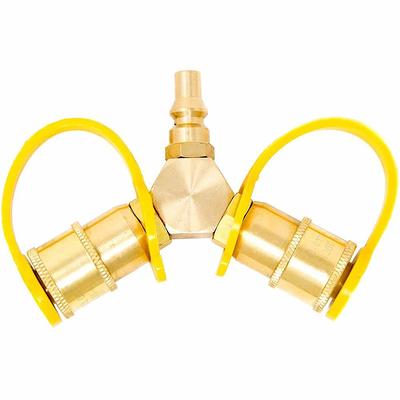  Dumble Propane Brass Tee - RV Propane Tank Tee