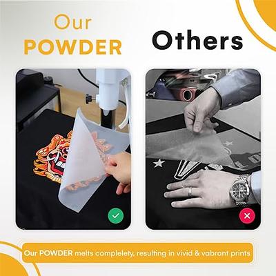 NGOODIEZ DTF Powder - Hot Melt Adhesive, DTF and Sublimation Pretreat  Transfer White Black Powder Works on Any Fabric Any Color - Durable, Super  Adhesion and Waterproof - Yahoo Shopping