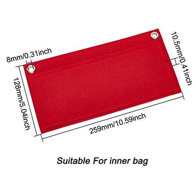 WADORN Felt Purse Organizer Insert, Handbag Liner Organizer Women Pochette  Conversion Kit Rectangle Envelope Bag Insert Liner with Grommet Eyelets for LV  Kirigami Wallet, 10.2x5 Inch(Red) - Yahoo Shopping