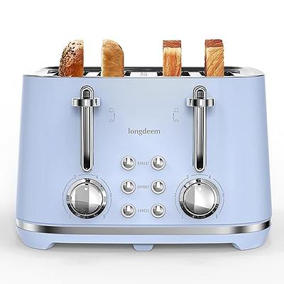 BUYDEEM 4-Slice Toaster Retro DT-6B83 Stainless Steel