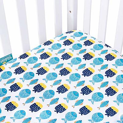 Biloban Waterproof Crib Mattress Protector Pad (Standard Size 52 x 28),  Toddler Mattress Cover Machine Washable & Dryer Fit Baby Bed Mattress