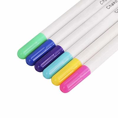 7 Pcs Non-Permanent Marker Pens Water Erasable Fabric Pen Soluble  Embroidery Pen Dressmaker Disappearing Ink Pen Auto-Vanishing Pen for Cloth  Sewing
