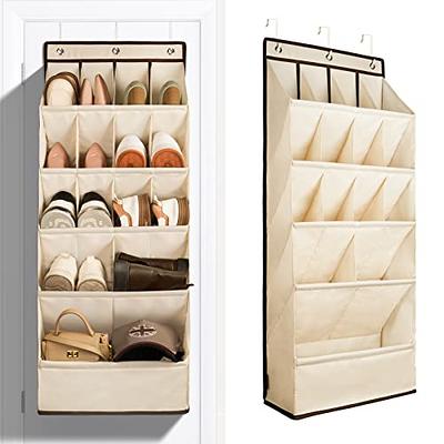 FENTEC Over-the-Door-Shoe-Organizers, Hanging Shoe Organizer with Large  Deep Pocket Shoe Holder for Closet Shoe Rack for Wall, Over Door Shoe  Storage Hold up to 18 Pairs Shoes, 1 Pack Beige - Yahoo