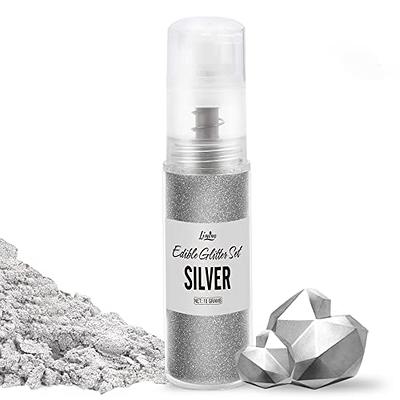 Edible Glitter Spray - 10g Edible Luster Dust Metallic Food Grade Coloring  Glitter for Drinks, Cake Decorating, Baking - Edible Dust Powder Shimmer  Dusting Powder for Icing, Chocolate, Candy (Silver) - Yahoo Shopping