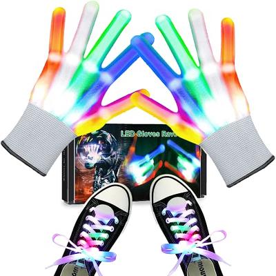 GLEDLOVES LED Gloves,Cool Fun Toys for Boys Girls Age 8-12 with 6