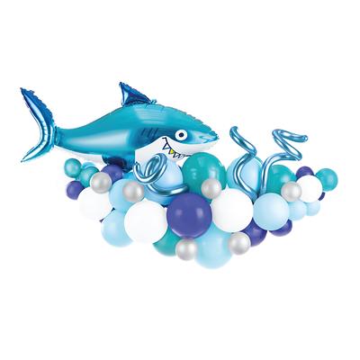 Sale  Shark Balloon Garland Kit 5Ft Jawsome Birthday Under The Sea Baby  Shower Ocean - Yahoo Shopping
