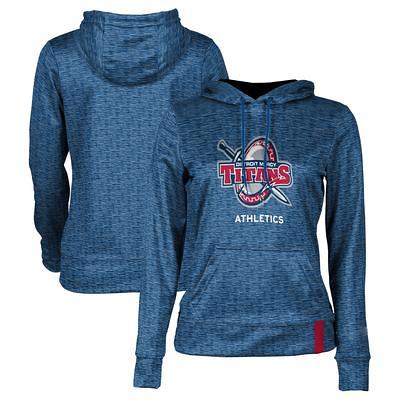 Men's Champion Blue Detroit Mercy Titans Eco Powerblend Crewneck Sweatshirt