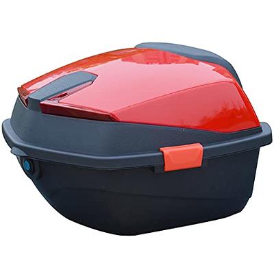  Toddmomy Moped Scooter Motorcycle Luggage Trunk Storage Box  Tail Trunk Luggage Case Motorcycle Storage Carrier Lock Storage Carrier Case  Motorcycle Box Travel Trunk Luggage Box Storage Rack : Automotive