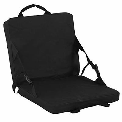 Folding Stadium Seat Cushion for Bleachers Black / A