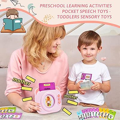 Toddler Learning Toys for 2 3 4 5 6 Year Old Girls Boys: Talking Flash  Cards Speech Therapy Toys Autism Toys Preschool Educational Toys Games 224