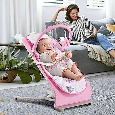  Baby Bouncer 2-in-1 Portable Rocker Infants Seat