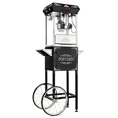 Nostalgia Vintage Professional 8 Oz Kettle Red Popcorn Cart with Interior  Light, Measuring Spoons and Scoop CCP-510 - The Home Depot