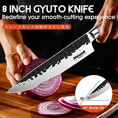  PAUDIN Knife Set, 5Pcs Professional Black Chef's Knife