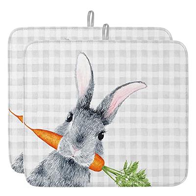 T-Fal Microfiber Dish Drying Mat Reverses to Mesh, Set of 2