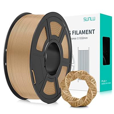 SUNLU 3D Printer Filament PLA Plus 1.75mm, SUNLU Neatly Wound PLA Filament  1.75mm PRO, PLA+ Filament for Most FDM 3D Printer, Dimensional Accuracy +/-  0.02 mm, 1 kg Spool(2.2lbs), Wood - Yahoo Shopping