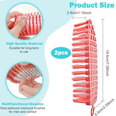 Superio Nail Scrubber Brush Nail Brush for Cleaning Fingernails Hand, and  Toes, Small Scrub Brush Hand Scrubber Fingernail Brush Cleaner with Handle