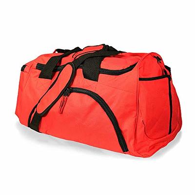 Protege 22 Sport And Travel Duffel Bag W/ Shoulder Strap, Red