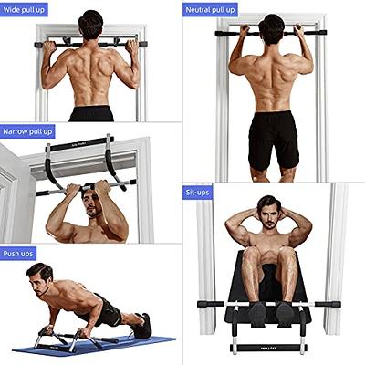 Pull up Bar for Doorway Push up Sit up Door Bar Portable Gym System Chin-up  Fitness Bar for Home Gym Exercise Workout