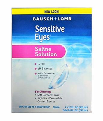 Bausch + Lomb Sensitive Eyes Plus Saline NONE, 12 oz