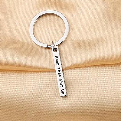 Waeceip Inspirational Keychain Sometimes You Forget You're Awesome Letter  Keyring Initial Alphabet Keychain Graduation Gifts (V) - Yahoo Shopping