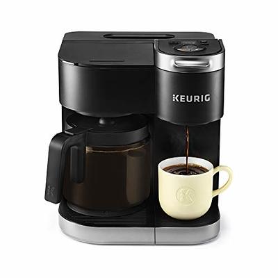 Famiworths Single Serve Coffee Maker for K Cup & Ground Coffee, With Bold  Brew, One Cup Coffee Maker, 6 to 14 oz. Brew Sizes, Fits Travel Mug, Grey