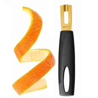 A Bar Above Premium Quality Channel Knife - Stainless Steel Bar Tool -  Garnish for Cocktail Mixers - Lemon Zester & Fruit Peeler - Professional  Grade Bar Accessory (Gold) - Yahoo Shopping