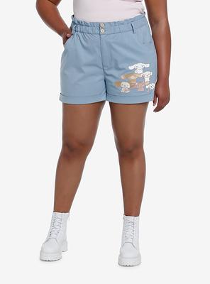 Cinnamoroll Family Paper Bag High-Waisted Shorts Plus Size - Yahoo Shopping