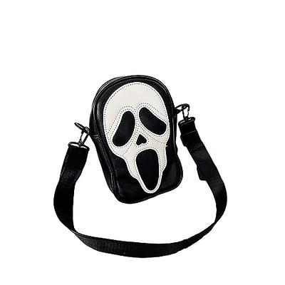 Sletend Small Crossbody Bag Gothic Skull Sling Bag For Women Men, Mini  Messenger Bag Shoulder Handbag With Adjustable Straps