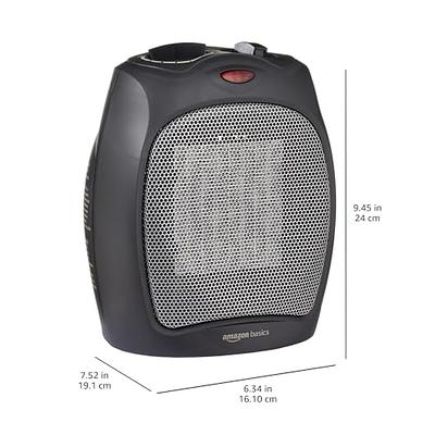 Black & Decker 9 1500W Personal Ceramic Heater w/ Safety Tip-over Auto  Shut-off 