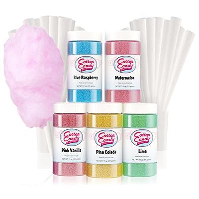 Nostalgia Hard & Sugar-Free Pink Cotton Candy Maker with 2 Cotton